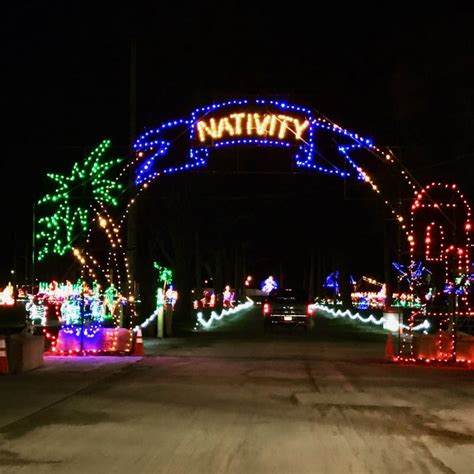 Magic of lights cuyahog county fairgrounds